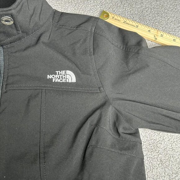 North Face Jacket Womens Medium Black Softshell Red Rock Climbing Mountain Gear - Picture 11 of 14
